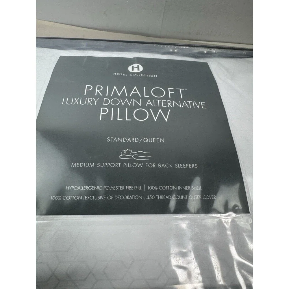 Hotel Collection Primaloft Luxury Down Alternative Medium Standard/ Queen Pillow